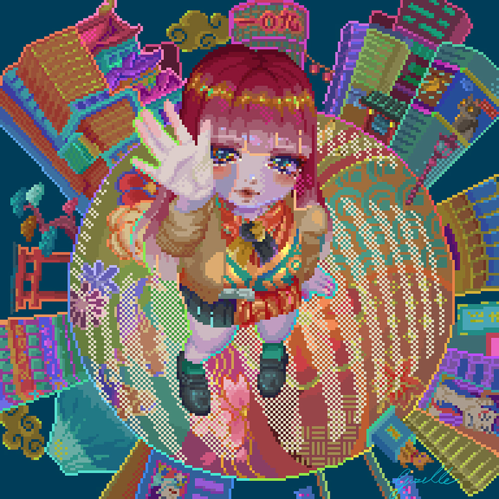 ジゼル愛華　特別インタビュー　Part1　ブラジルで生まれ育ち、新天地・日本の街並みを描く